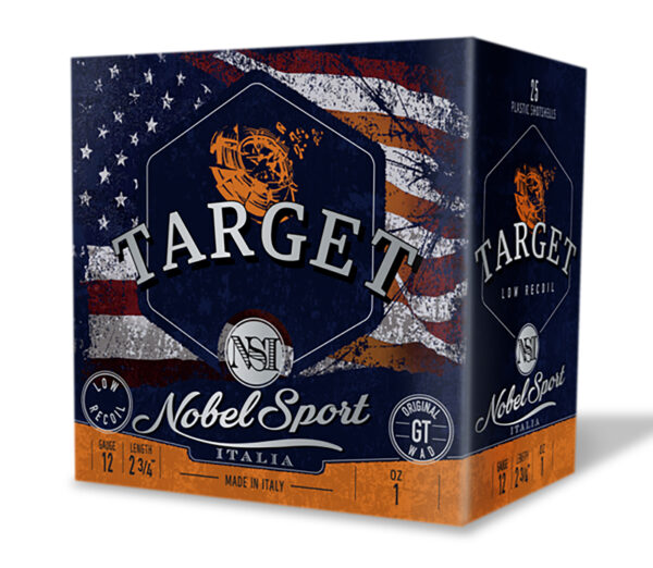 171131 Nobel/Eurosports LLC ANSLR185 Target Low Recoil 12Gauge 2.75″ 1oz 8.5Shot 250/Box