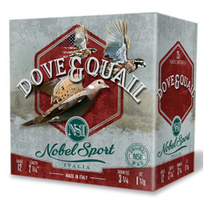 Nobel/Eurosports LLC ANSF1275 Dove & Quail  12Gauge 2.75″ 1 1/8oz 7.5Shot 250rds/Box