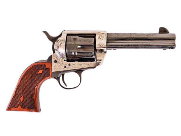 171363 Cimarron Frontier .357 Mag 4.75 in Engraved Silver Frame
