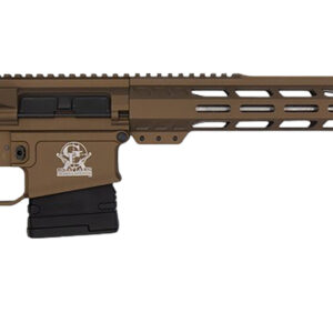 Great Lakes Firearms GL10308SSBRZ GLFA  308 Win 10+1 18″ Stainless Threaded Barrel, Bronze Cerakote Picatinny Rail Aluminum Receiver, 6 Position Mil-Spec Black Synthetic Stock, Mil-spec Polymer Grip