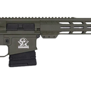 Great Lakes Firearms GL10308SSODG GLFA  308 Win 10+1 18″ Stainless Threaded Barrel, OD Green Cerakote Picatinny Rail Aluminum Receiver, 6 Position Mil-Spec Black Synthetic Stock, Mil-spec Polymer Grip