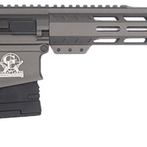 Great Lakes Firearms GL10308SSTNG GLFA  308 Win 10+1 18″ Cerakote Threaded Barrel, Tungsten Cerakote Picatinny Rail Aluminum Receiver, 6 Position Mil-Spec Synthetic Stock, Mil-spec Polymer Grip