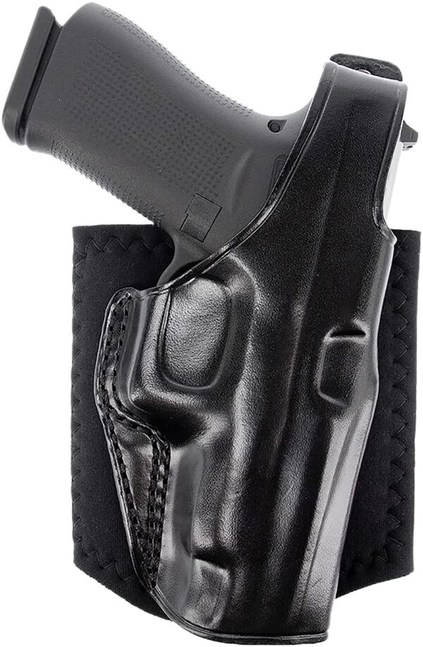 Galco Ankle Glove Ankle Holster, Black Neoprene, Right Hand