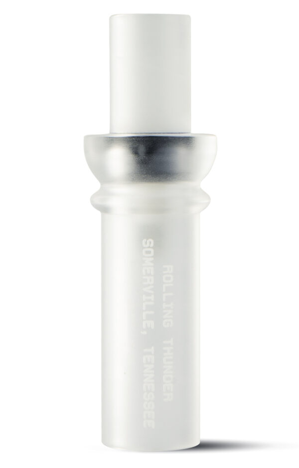171616 Rolling Thunder Game Call DC212CF Two Stroke Double Reed Cutdown Attracts Ducks Frost Acrylic