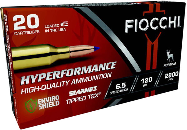 171654 Fiocchi 6.5 Creedmoor 120gr Barnes TTSX 20rd