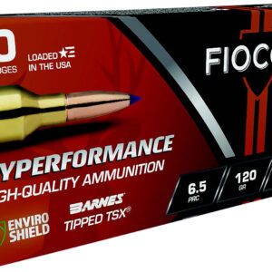 Fiocchi 6.5 PRC 120gr Barnes Tipped TSX – 20rd Box