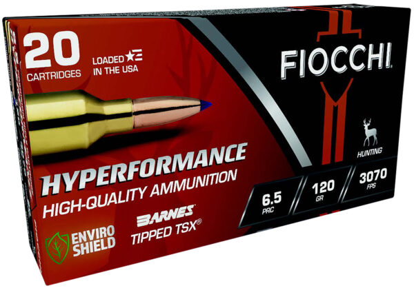 171655 Fiocchi 6.5 PRC 120gr Barnes Tipped TSX – 20rd Box