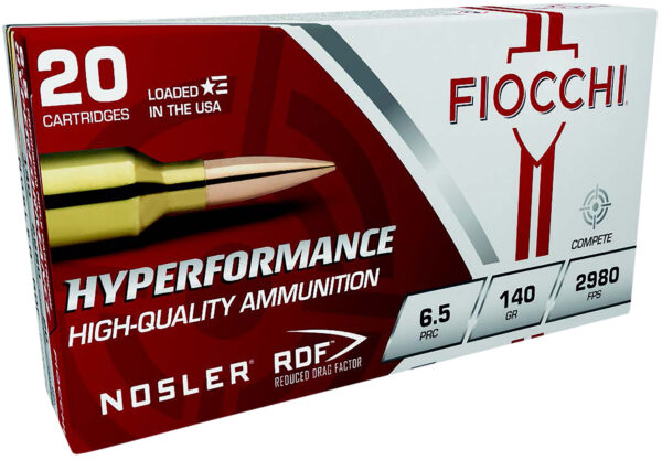 171656 Fiocchi Hyperformance Match 6.5 PRC 140gr Nosler RDF 20rd