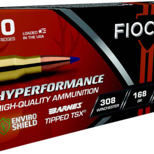 Fiocchi 308TTSX .308 Win 168gr Barnes Tipped TSX – 20rd Box