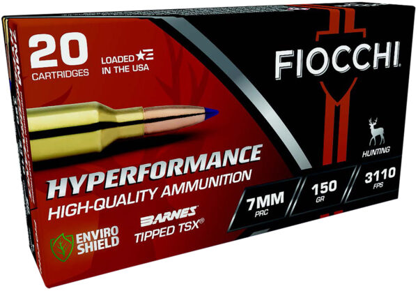 Fiocchi 7mm PRC 150gr Barnes Tipped TSX 20rd Box