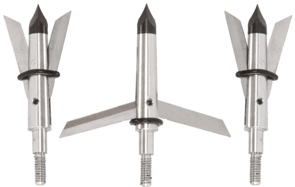 171682 Allen 14674 Tomahawk Expandable Broadhead Stainless Steel Blades Silver 3 Pack
