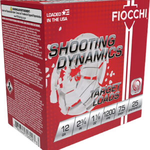 Fiocchi Shooting Dynamics 12ga 2-3/4 in 1-1/8 oz #7.5, 25/Box