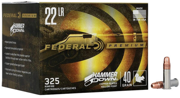 171770 Federal HammerDown .22 LR 40gr CPHP — 325 Rounds