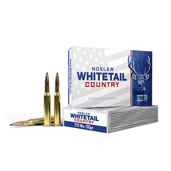171862 Nosler Whitetail Country .270 Win 130 gr 20 rd