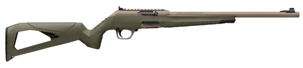 172015 Winchester Repeating Arms 521159102 Wildcat SR 22 LR 10+1 16.50″ Flat Dark Earth Threaded Barrel, Flat Dark Earth Picatinny Rail Polymer Receiver, Adj Cheek Piece & LOP OD Green Synthetic Stock