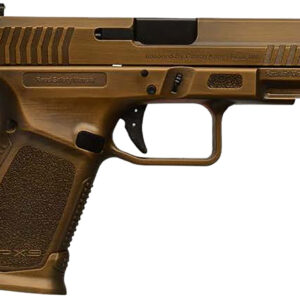 Gforce Arms GFRPX3C9BNZ Exodus  9mm Luger 15+1 4.02″ Black Steel Barrel, Bronze Cerakote Serrated Steel Slide, Bronze Cerakote Polymer Frame w/Accessory Rail, Textured Grip
