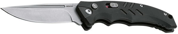 172508 Boker 01BO482 Intention II Folding Drop Point Plain D2 Steel Blade Black G10 Handle