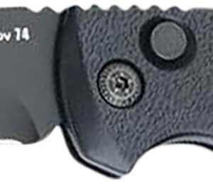 Boker 01KALS101  Kalashnikov 3.35″ Tanto Plain Black D2 Steel Blade Aluminum Handle