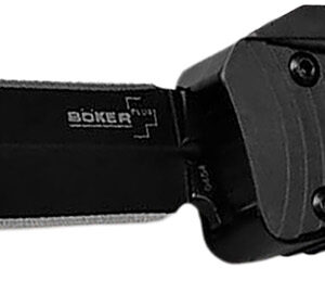 Boker 06EX244   3.39″ Double Edge Dagger Plain Black D2 Steel Blade Aluminum Handle