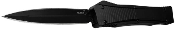 Boker 06EX244   3.39″ Double Edge Dagger Plain Black D2 Steel Blade Aluminum Handle