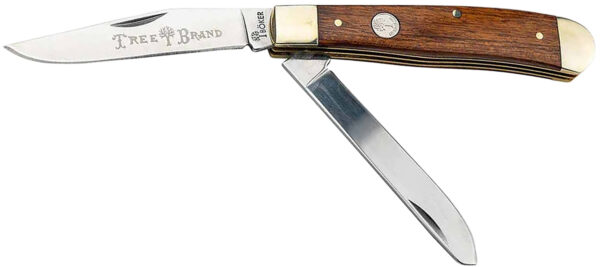 172542 Boker 110832 Trapper 2.0 Clip Point/Spey Plain D2 Steel Blade Rosewood Tulip Wood Handle