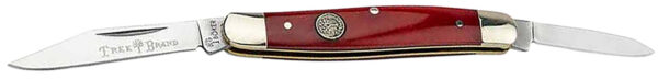 172544 Boker 110844 Pen Knife Traditional Pen/Spear Plain D2 Steel Blade Smooth Red Bone Handle