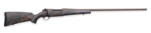 172645 Weatherby MBC20N28NOR8B Mark V Backcountry 2.0 28 Nosler 3+1 28″ Patriot Brown Cerakote Fluted Barrel/Peak 44 Blacktooth Carbon Fiber w/ Dark Green/Brown Sponge Stock