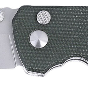 CRKT 2495GR SQUID XM 2.95″ Folding Plain Stonewashed D2 Steel Blade, Green Micarta Handle