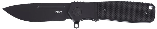 CRKT K245KKP Homefront  EDC Compact 2.91″ Folding Aluminum/G10 Plain Black DLC S35VN SS Blade, Black G10 Handle