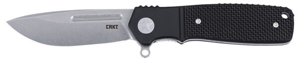 172881 CRKT K246KXP Homefront EDC Compact 2.91″ Folding Aluminum/G10 Plain Stonewashed S35VN SS Blade, Black G10 Handle