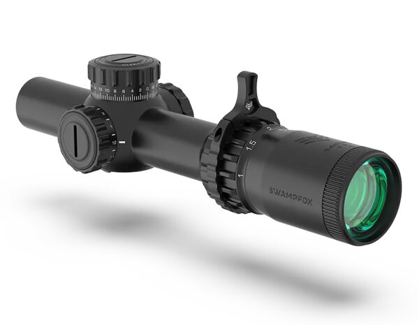 173003 Swampfox Tomahawk II 1-4×24 SFP Illuminated Red Reticle