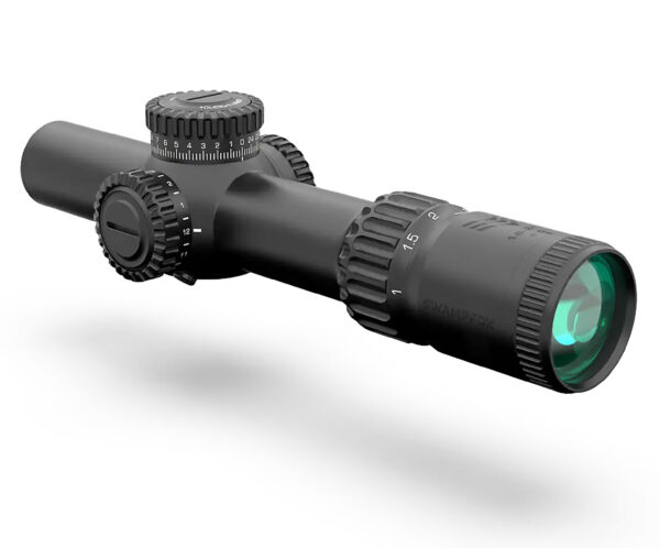 Swampfox Warhorse 1-6×24 FFP Scope, Dragoon MIL, 34mm