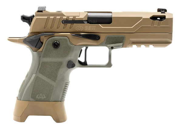 173047 OA DEFENSE OA 2311 Compact Pro 9mm 4.25 in 17+1 High Desert Sage