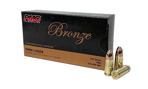 173049 PMC 9H9mm Luger 147gr Full Metal Jacket 50 Per Box/20 Case