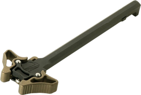 173173 Timber Creek Outdoors EMAMBICHBB Mini Enforcer Charging Handle Burnt Bronze Billet Aluminum Ambidextrous Hand