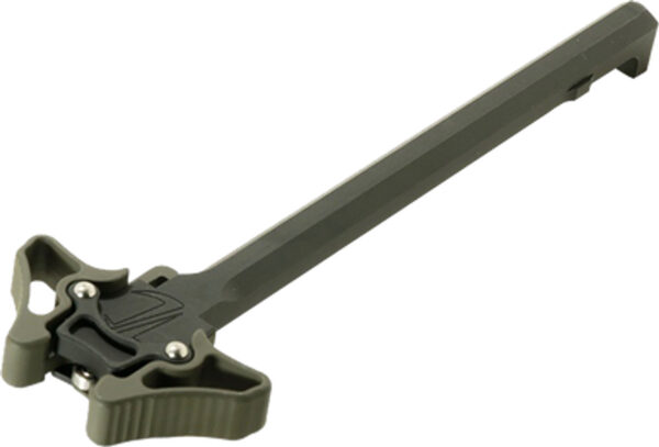 173174 Timber Creek Outdoors EMAMBICHOD Mini Enforcer Charging Handle OD Green Billet Aluminum Ambidextrous Hand