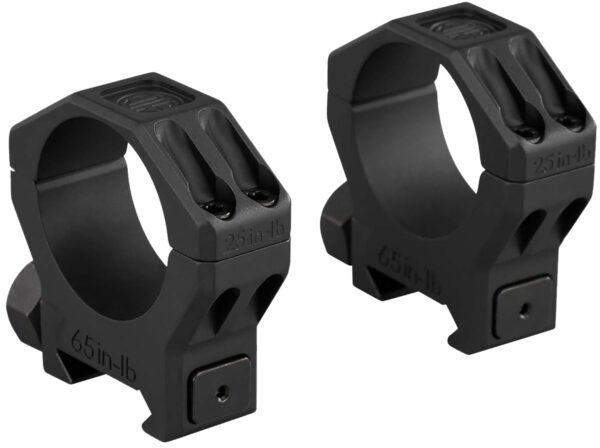173605 Sig Sauer Alpha6 30mm High Scope Rings Matte Black