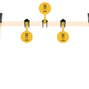 Caldwell 1215375 AR500 Plate Rack Kit 8″ Yellow Steel Hanging 3 Plates