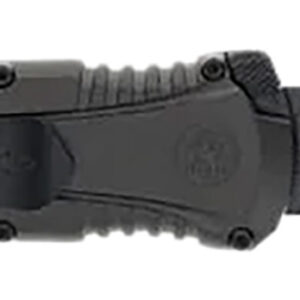 M&P Accessories 1219171 M&P  Compact 1.90″ OTF Plain Black Oxide Stainless Steel Blade, Gray/Black Aluminum Handle