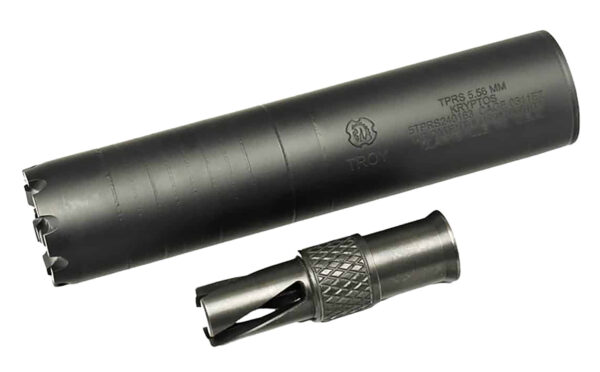 173703 Troy Ind SSIL556KRKTBT Kryptos 5.56 1.65″ Black Stainless Steel