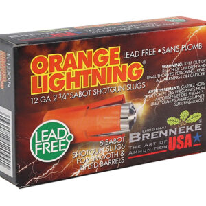 Brenneke Orange Lightning SL122OLN 12 Gauge 2.75in 5rd