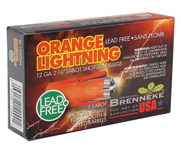 173846 Brenneke Orange Lightning SL122OLN 12 Gauge 2.75in 5rd