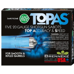 Brenneke TOPAS Lead Free Sabot 20 Gauge 2 3/4 in 5rd