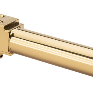 173911 Zaffiri Precision ZP.19G5BCPG Glock 3.89″ Ported Gold TiN Stainless Steel, Fits Glock 19 Gen 5