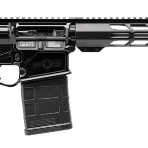 Patriot Ordnance Factory 02358  LMR Base 308 Win 10+1 16.50″ Black Aluminum Receiver A2 Style Grip