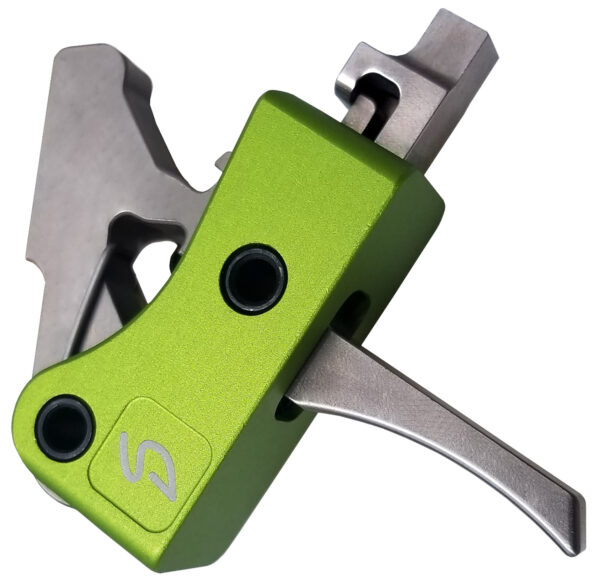 174718 Stern Defense 009H2SNIBD1M H2S Drop In Trigger Green Fits AR10/AR15