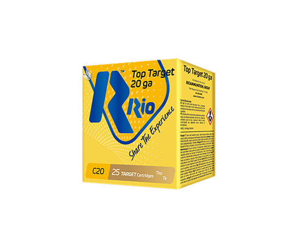 Rio Top Target 20ga 2-3/4″ 7/8oz #8 25rd Box
