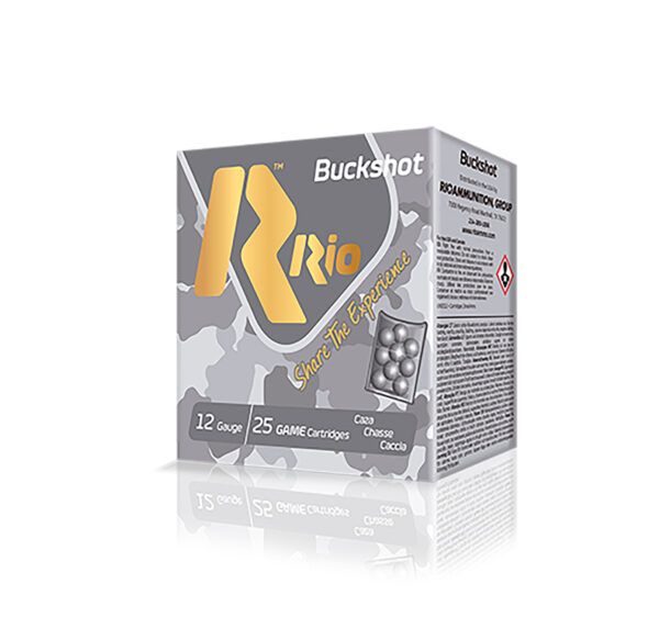 Rio Ammunition RHD9PB Royal Buck  12Gauge 2.75″ 9Pellets 1Buck Shot 25 Per Box/10 Case