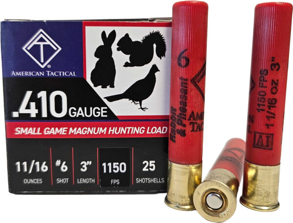 175067 ATI Field .410 Bore 3″ #6 Target Load, 25rd Box