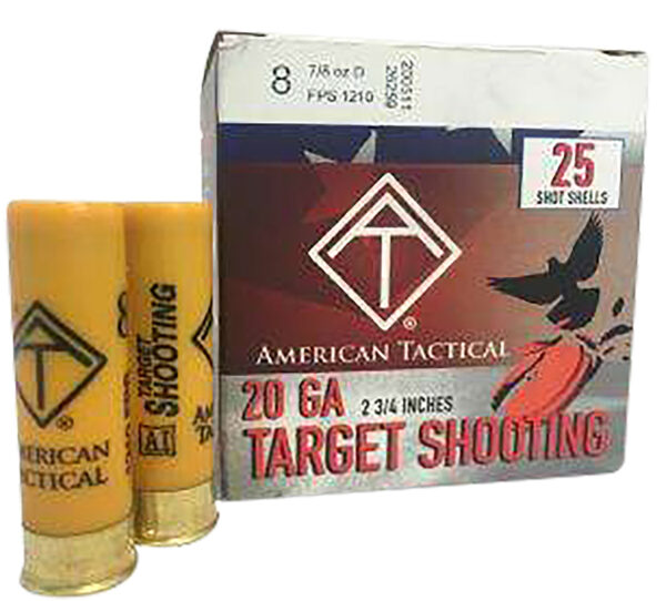 175069 ATI Target Load 20 Gauge 2.75″ 7/8oz #8 Shot 25rd Box